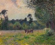 Camille Pissarro Vaches dans un pre, soleil couchant Germany oil painting artist